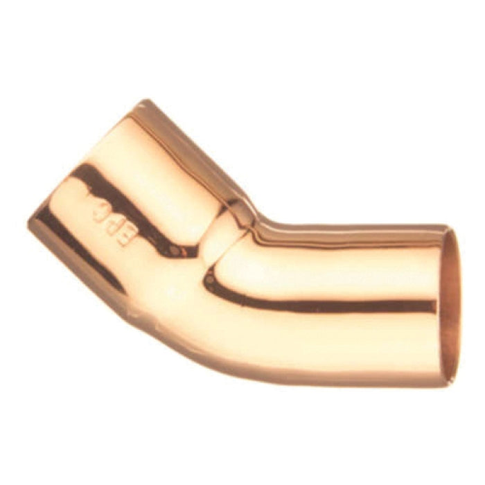 EPC 10231093 KleenFit 45 Deg Street Elbow 3/8 in Wrot Copper