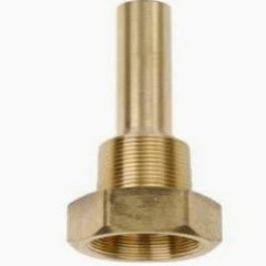 Miljoco WB351B - 3/4X3-1/2 Brass Well with Lagging Extension Neck