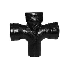 Tyler Pipe 002567 Sanitary Cross 4 in SV Hub x SV Hub x SV Hub x Spigot