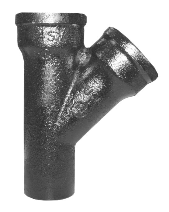 Tyler Pipe 001683 Wye-Branch Fitting 6 x 6 x 4 in Hub x Hub x Spigot