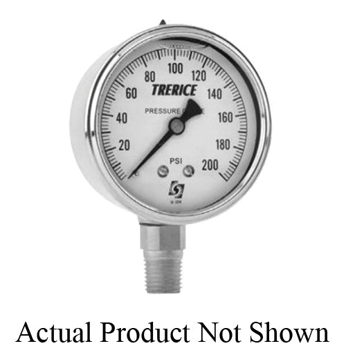 Trerice D83LFSS2502LA30/15 D80 Vacuum Utility Gauge