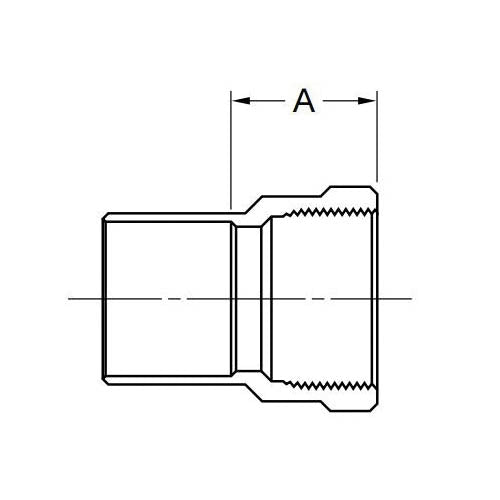 EPC 10030138 103-R Solder Female Reducing Adapter 1/2 x 1/4 in C x FNPT