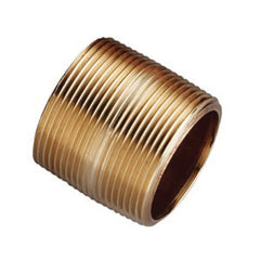 Merit Brass 2240-001 Pipe Nipple NPT 2-1/2 in Close Length SCH 80/XH