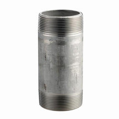 Merit Brass 6004-450 Pipe Nipple, 1/4 in x 4-1/2 in L MNPT, 316L Stainless Steel, SCH 40/STD