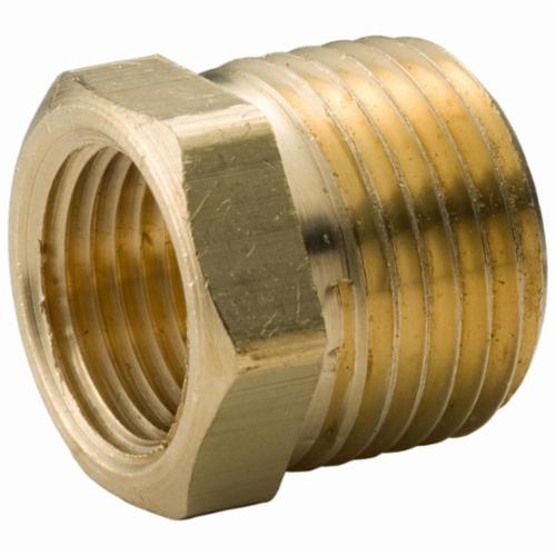 Merit Brass X114-3220 Hex Head Pipe Bushing 2 x 1-1/4 in Nominal MNPT x FNPT