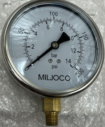 Miljoco PLF4098L07 Liquid Gauge 0-200 4 inches