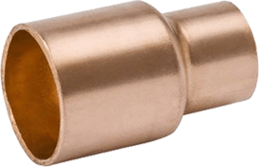 Mueller X01064 Copper-Iron Reducer, 1-5/8 x 1-3/8 (C x C)