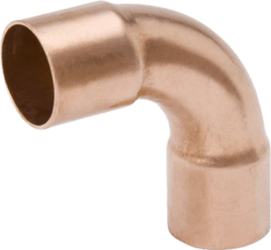 Mueller X02055 Copper 90 Degree Elbow Long Radius 1-3/8 OD