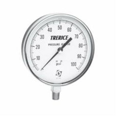 Trerice 620B4502LA15 620B Commercial Contractor Pressure Gauge 15 psi 4-1/2 in Dial 1/4 in MNPT