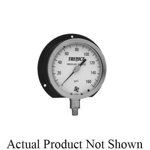 Trerice 500XB4502LD160 500X Industrial Pressure Gauge 0 to 160 psi/0 to 1100 kPa