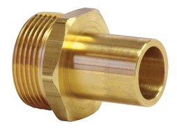 Uponor A4133210 Adapter Manifold 1 Inch or 1-1/4 Inch Brass R32 x Sweat