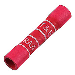 ABB RAA217 Thomas & Betts RAA217 22-18 AWG Wire Range 1.1 Inch Length Expanded Insulated Vinyl Butt Splice