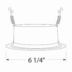 Acuity Brands 205WWH Baffle Downlight Trim 6-1/4 inches