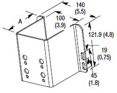 Allen-Bradley 60-2695 Photoelectric Sensor Mounting Bracket