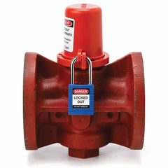 Brady 113232 Plug Valve Lockout, Fits Min Handle Size: 29/32 in, Fits Max Handle Size: 1-3/8 in, 1 Padlocks, 0 deg F Min Temperature, 175 deg F Max