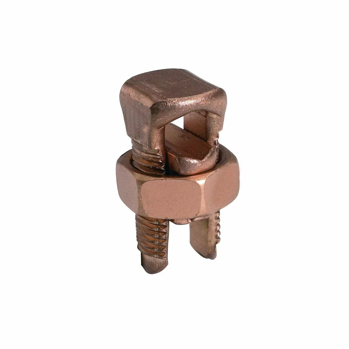 Burndy KS15 Copper Split Bolt, Cu: 10-8 AWG (Str) (Run & Tap)