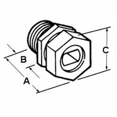 Bridgeport 764-3 Service Entrance Watertight Cable Connector 1-1/4 in Trade