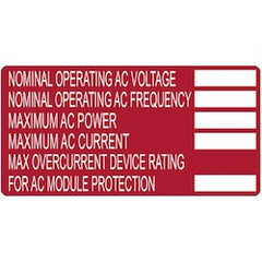 HellermannTyton 596-00252 Solar Label Printable 4 x 2 Inch