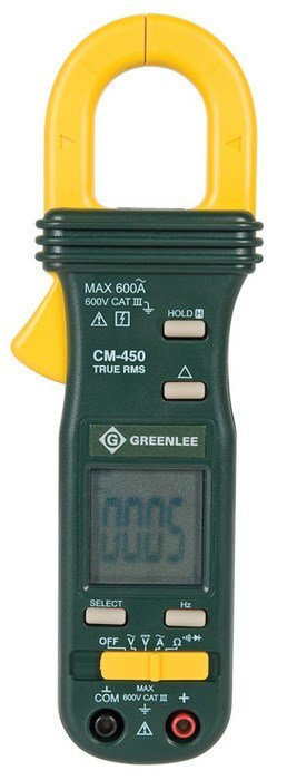 Greenlee CM-450 Clampmeter, True RMS AC