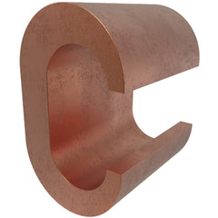 ILSCO ULT-12-Z Permaground Copper Grounding C Crimp, Main Conductor Range 4/0-3/0 Sol, Tap Range 4/0-3/0 Sol