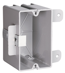 Legrand S118B50 Pass & Seymour S1-18-B50 Single Gang, Wood & Steel Stud Bracket Box, 1/2 Offset