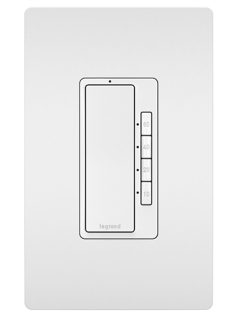 Pass & Seymour RT2W 120V 600W Radiant 4-Button Timer Switch