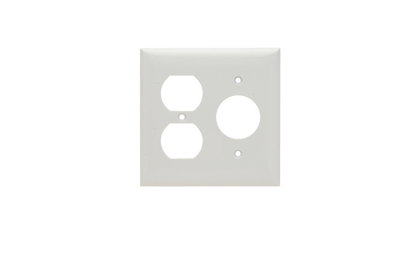 Pass & Seymour SP78I Combination Wall Plate 2 Gang Standard