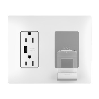 Pass & Seymour RWC826USBWCCV2 New In-Wall Wireless Charging Outlet