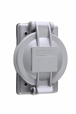 Pass & Seymour WPG1 Weatherproof Flanged Inlet/Outlet Cover