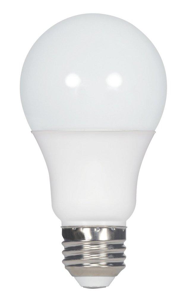 SATCO S29811 11W A19 LED Bulb Medium E-26 Base 3000 Kelvin 220 Degree Dimmable 120V