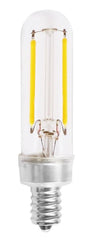 SATCO S21340 2.8 W T6 Candelabra Base LED Clear Bulb