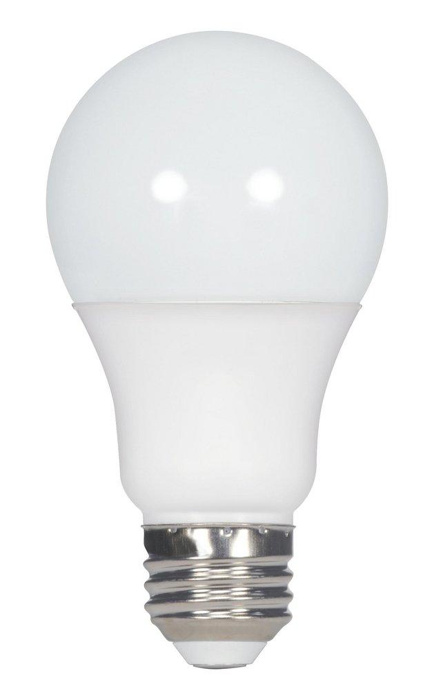 SATCO S9704 Signature 10W A19 LED Bulb Medium E-26 Base 3000 Kelvin 220 Degree Dimmable