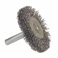 Weiler 36208 Vortec Pro Wheel Brush - 1-1/2 in Diam 20000 RPM