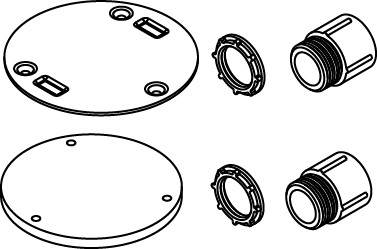 Wiremold 862KIT 862-Series Concrete Floor Kit