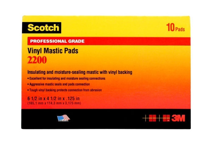 Scotch 2200-6.5X4.5IN Mastic Pad 125MIL (6-1/2 IN x 4-1/2 IN) Replacement MPN 70000577774