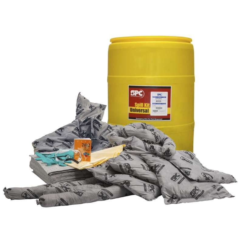 Brady SKA-55 Series SKA Drum Spill Kit 38 Gal Absorbency 55 Gal Container