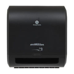 Georgia-Pacific 59498A enMotion Impulse 1-Roll Surface Mount Automated Touchless Plastic Paper Towel Dispenser in Black