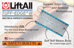 Lift-All EE2802TTTX8 Tapered Twisted Eyes Web Sling 2 in x 8 ft 6400 lb