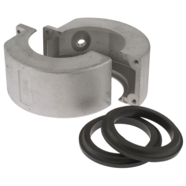 Martin 8018COV Chain Coupling Cover - 80 Chain, 8.1875 in OD, Aluminum, For Use With 8018