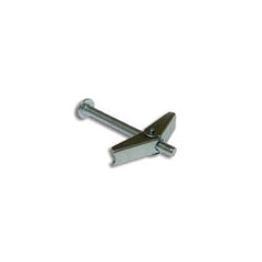 Metallics J1554 Toggle Bolt With Spring Wing Nut, Imperial, 0.472 to 0.443 in Screw, 4 in OAL, Truss Head, 3/4 in Drill