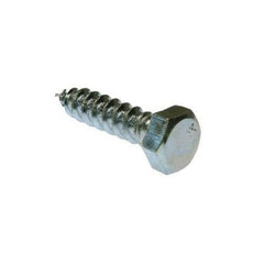 Metallics JBLS23 Lag Bolt, 3/8-7, 3 in L, AISI 1006 to 1022 Grade, Steel, Zinc Chromate