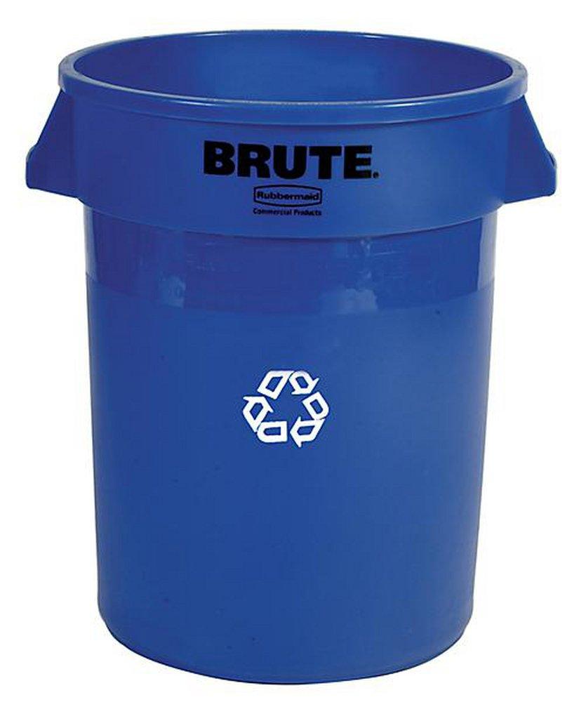 Rubbermaid FG263273BLUE Brute Recycling Container 32 gal