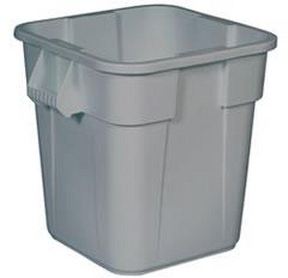 Rubbermaid FG352600GRAY Brute 28 Gallon Resin Square Container