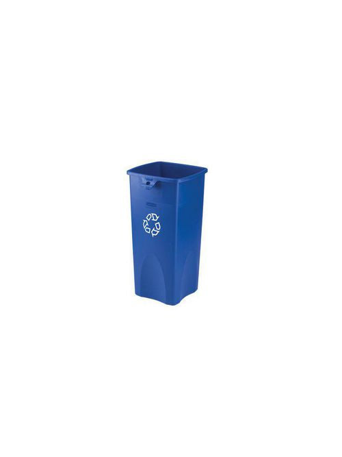 Rubbermaid FG356973BLUE Untouchable Recycling Container 23 gal