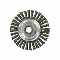 Weiler 13232 Roughneck Wheel Brush - 4-1/2 in Dia, 3/16 in Face Width, 12500 RPM