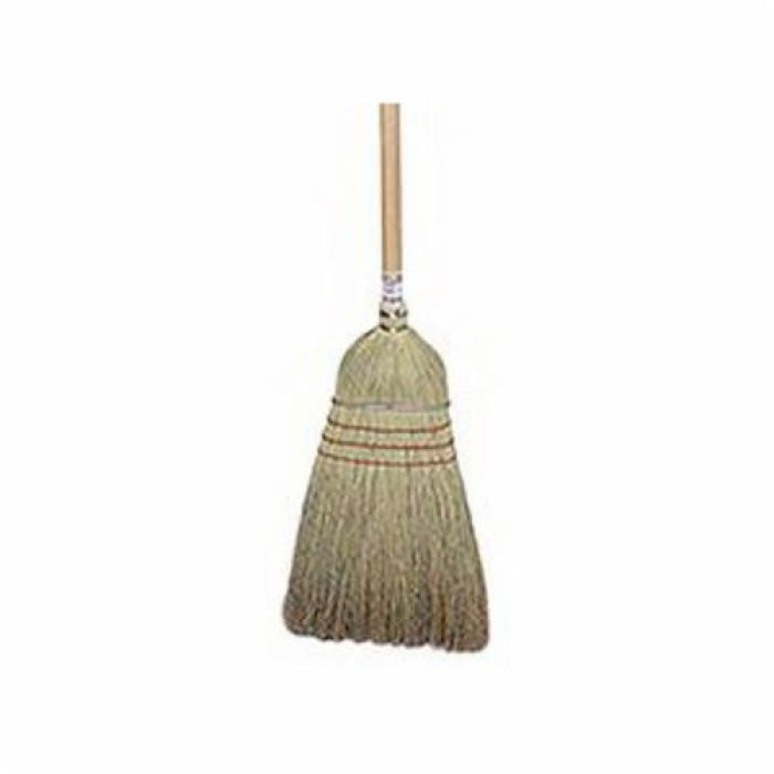 Weiler 44008 Upright Broom - Corn/Fiber Bristle, 18 in Trim Length