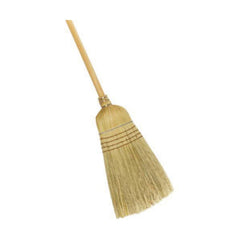 Weiler 44008 Upright Broom - Corn/Fiber Bristle, 18 in Trim Length