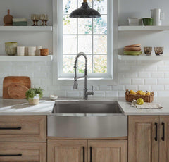 American Standard 18SB.9302200A.075 Pekoe 30 x 22 Stainless Steel Single Bowl Farmhouse Kitchen Sink