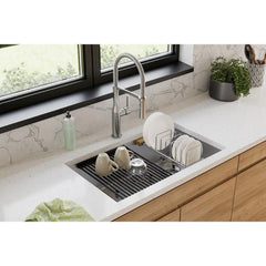 Elkay EFRU30169RTWC Crosstown 31-1/2 x 18-1/2 in. Stainless Steel Single Bowl Undermount Sink