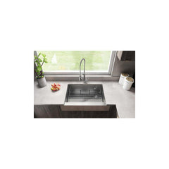 Elkay ECTRUF30179RC Crosstown 35-7/8 x 20-1/4 in. Stainless Steel Single Bowl Farmhouse Kitchen Sink Kit